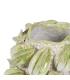 JARRÓN VERDE-BLANCO CERÁMICA DECORACIÓN 32 X 31,50 X 36,50 C