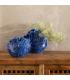 JARRÓN AZUL CERÁMICA DECORACIÓN 20 X 12 X 17,50 CM