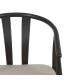 SILLA NEGRO TEJIDO-MADERA SALÓN 56,50 X 57 X 76 CM