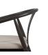 SILLA NEGRO TEJIDO-MADERA SALÓN 56,50 X 57 X 76 CM