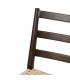 SILLA MARRÓN MADERA / FIBRA SALÓN 44 X 50 X 80 CM