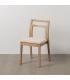 SILLA NATURAL-BEIGE TEJIDO-MADERA 41 X 50 X 81 CM