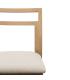 SILLA NATURAL-BEIGE TEJIDO-MADERA 41 X 50 X 81 CM