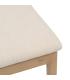 SILLA NATURAL-BEIGE TEJIDO-MADERA 41 X 50 X 81 CM