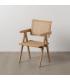 SILLA NATURAL MADERA CONTRACT 52,50 X 54 X 86 CM
