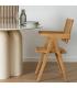 SILLA NATURAL MADERA CONTRACT 52,50 X 54 X 86 CM
