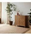 MUEBLE RECIBIDOR NATURAL DM-MADERA 90 X 40 X 90 CM