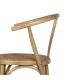SILLA MARRÓN MADERA-RATÁN 55 X 50 X 81 CM