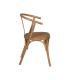 SILLA MIEL MADERA-RATÁN 55 X 50 X 81 CM