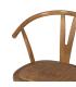 SILLA MIEL MADERA-RATÁN 55 X 50 X 81 CM