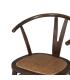SILLA CHOCOLATE MADERA-RATÁN 55 X 50 X 81 CM