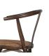 SILLA CHOCOLATE MADERA-RATÁN 55 X 50 X 81 CM