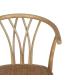 SILLA MARRÓN MADERA-RATÁN 55 X 50 X 81 CM