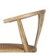 SILLA MARRÓN MADERA-RATÁN 55 X 50 X 81 CM