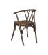 SILLA CHOCOLATE MADERA-RATÁN 55 X 50 X 81 CM