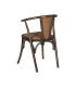 SILLA CHOCOLATE MADERA-RATÁN 55 X 50 X 81 CM