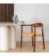 SILLA MARRÓN MADERA 63 X 44 X 77,50 CM