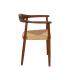 SILLA MARRÓN MADERA 63 X 44 X 77,50 CM