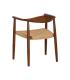 SILLA MARRÓN MADERA 63 X 44 X 77,50 CM