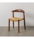 SILLA MARRÓN MADERA 43 X 44,80 X 76,50 CM