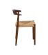 SILLA MARRÓN MADERA 43 X 44,80 X 76,50 CM