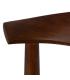 SILLA MARRÓN MADERA 43 X 44,80 X 76,50 CM
