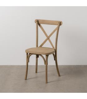 SILLA NATURAL POLIPROPILENO CONTRACT 50 X 41,50 X 89 CM