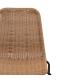 SILLA NATURAL PE-ACERO SALÓN 52 X 57 X 82 CM