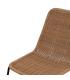 SILLA NATURAL PE-ACERO SALÓN 52 X 57 X 82 CM