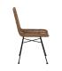 SILLA NATURAL PE-ACERO SALÓN 47 X 57 X 85,50 CM