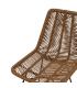 SILLA NATURAL PE-ACERO SALÓN 47 X 57 X 85,50 CM