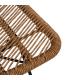 SILLA NATURAL PE-ACERO SALÓN 47 X 57 X 85,50 CM