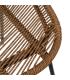 SILLA NATURAL PE-ACERO SALÓN 53,50 X 61 X 85 CM