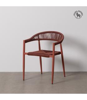 SILLA CALDERA PE-ALUMINIO SALÓN 57,50 X 56 X 74 CM