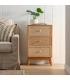 MESITA NATURAL DM-MADERA 46 X 37 X 76 CM
