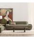 SOFÁ VERDE TEJIDO SALÓN 222 X 92 X 70 CM