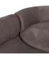 SOFÁ 3 PIEZAS GRIS TEJIDO SALÓN 405 X 112 X 70 CM