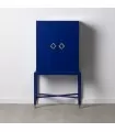 Closet "Cabinet" blue fir wood 68 x 36 x 131 cm