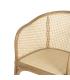 SILLA NATURAL MADERA-RATÁN 56 X 58 X 77 CM