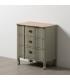 MESITA TAUPE MADERA 66 X 40 X 76 CM