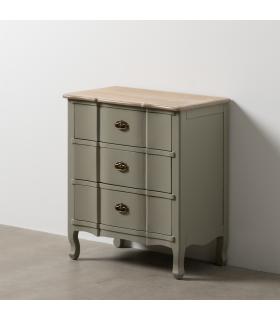 MESITA TAUPE MADERA 66 X 40 X 76 CM