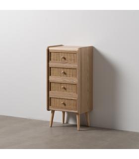 SINFONIER NATURAL MADERA PAULONIA/DM 40 X 30 X 87 CM