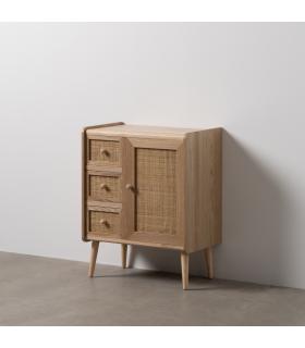 MUEBLE AUXILIAR NATURAL 60 X 35 X 75,50 CM