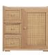 MUEBLE AUXILIAR NATURAL 60 X 35 X 75,50 CM