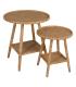 MESA AUXILIAR NATURAL RATÁN SALÓN 60 X 60 X 71 CM