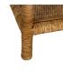 MESA AUXILIAR NATURAL RATÁN / CRISTAL 50 X 50 X 45 CM
