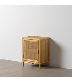 MESITA NATURAL RATÁN SALÓN 46 X 35 X 60 CM