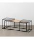 S/3 MESA CENTRO NATURAL-NEGRO 97,50 X 34 X 35 CM