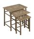 S/3 MESITAS NATURAL BAMBÚ 57 X 38 X 55 CM