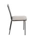 SILLA ANTRACITA ACERO EXTERIOR 52 X 57 X 87 CM
